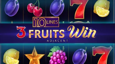 3 fruits win 10 lines